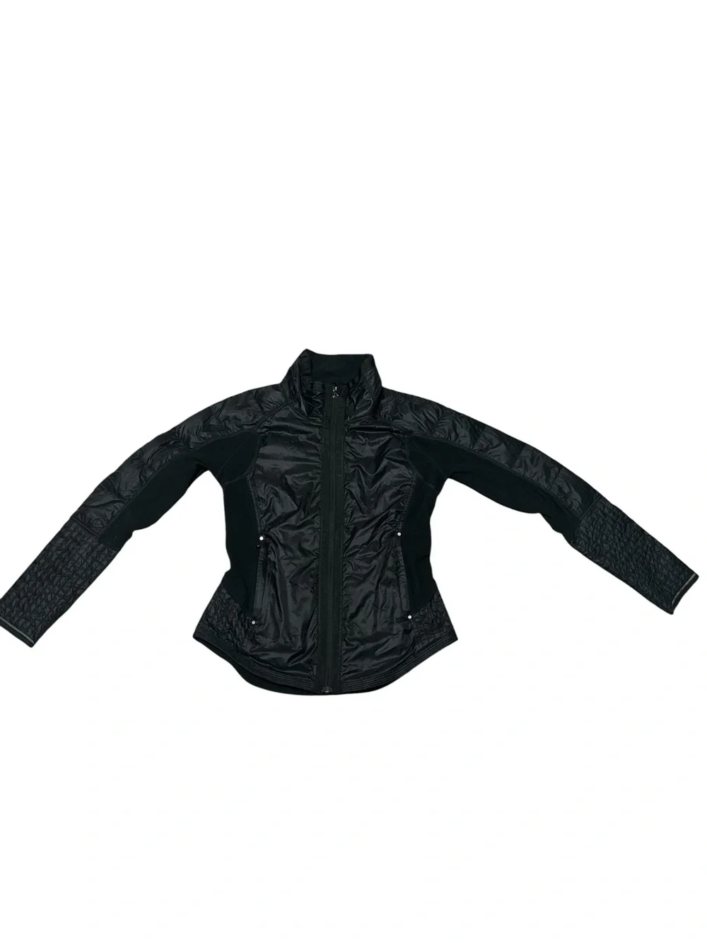Lululemon Full Zip Jacket Black Long Sleeves Zipper Pockets - Picture 4 of 7